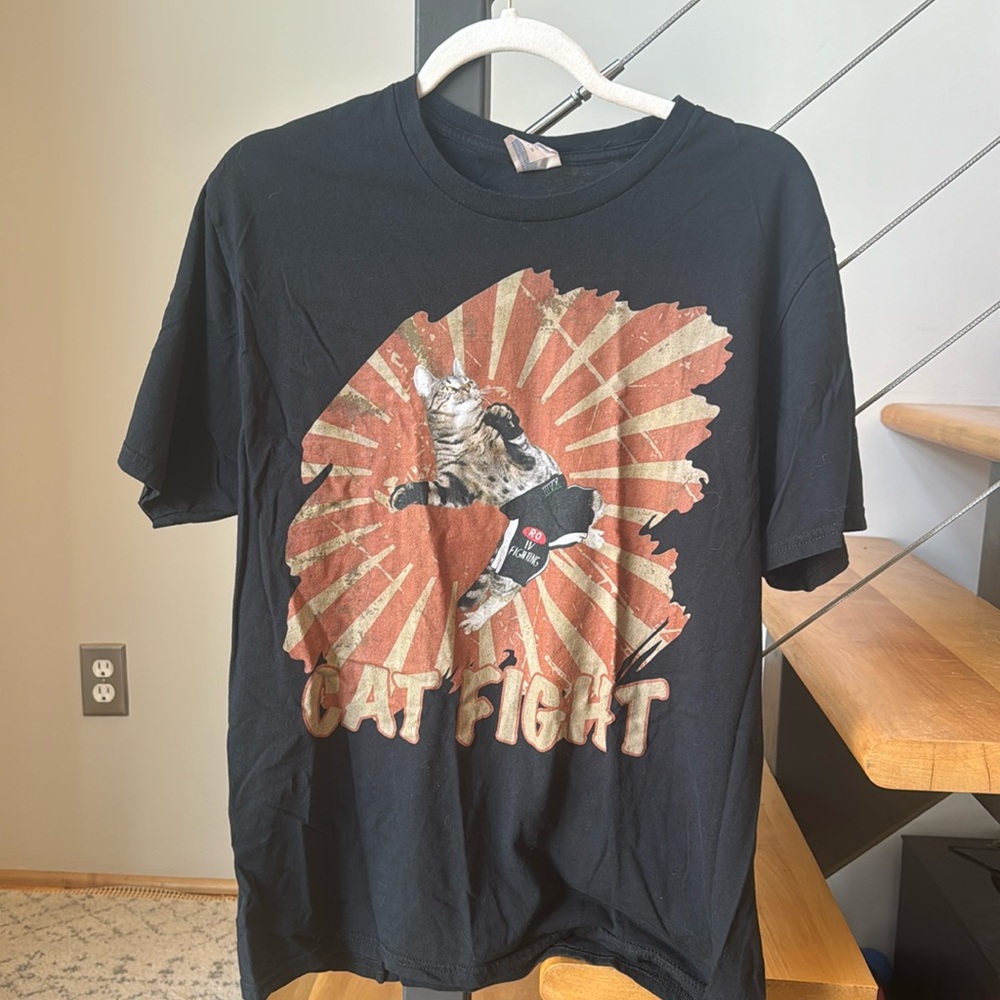 Last chance Men’s cat fighting shirt